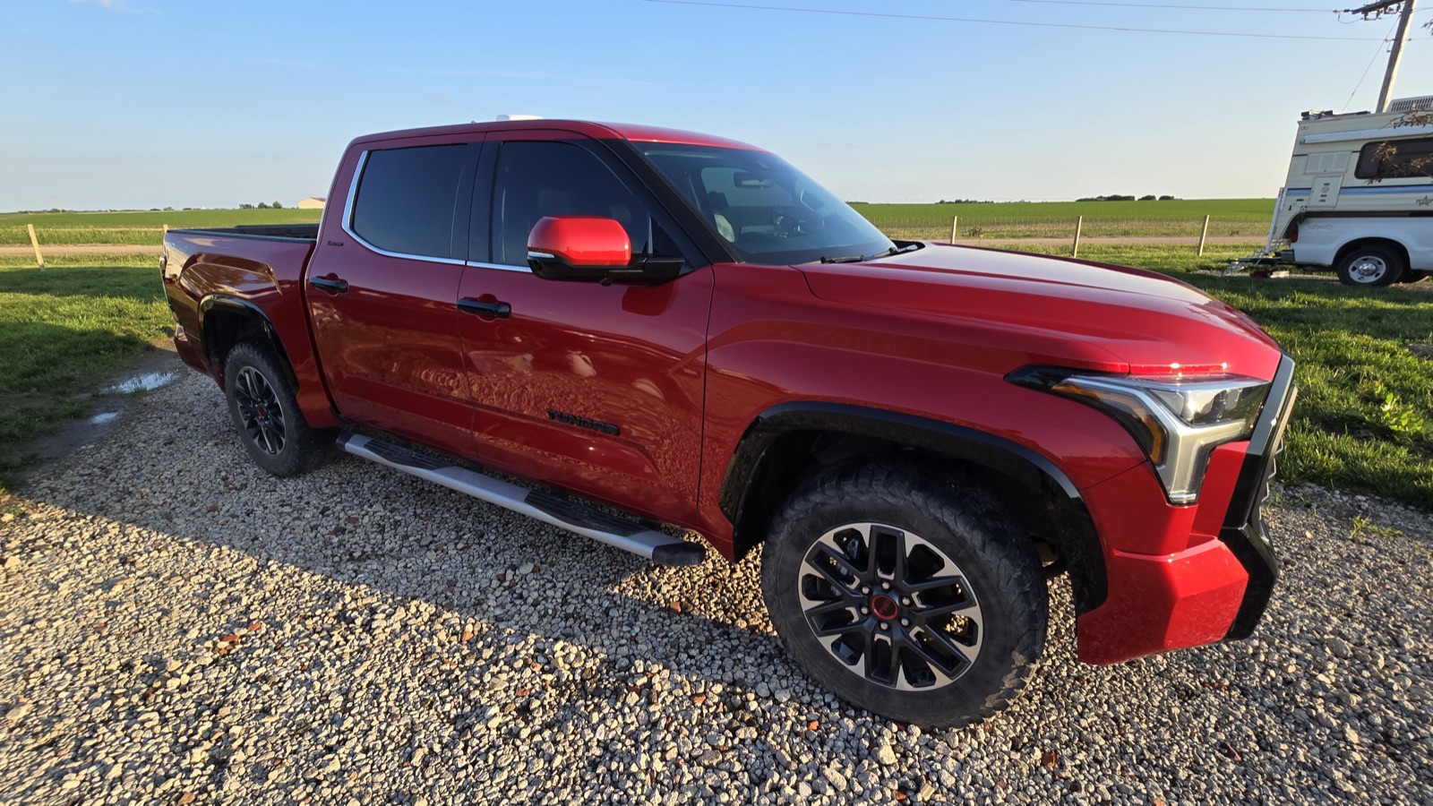 Detailed red Toyota Tundra