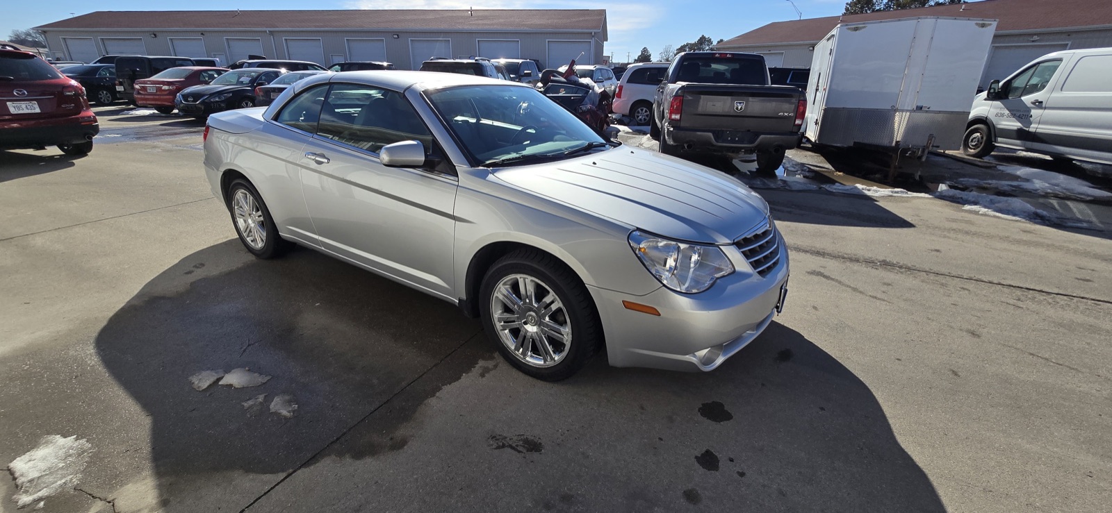 Detailed silver Mercedes-Benz sedan